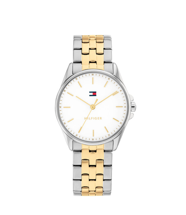 Tommy Hilfiger Jade Dames Staal Tweekleurig Wi 30mm