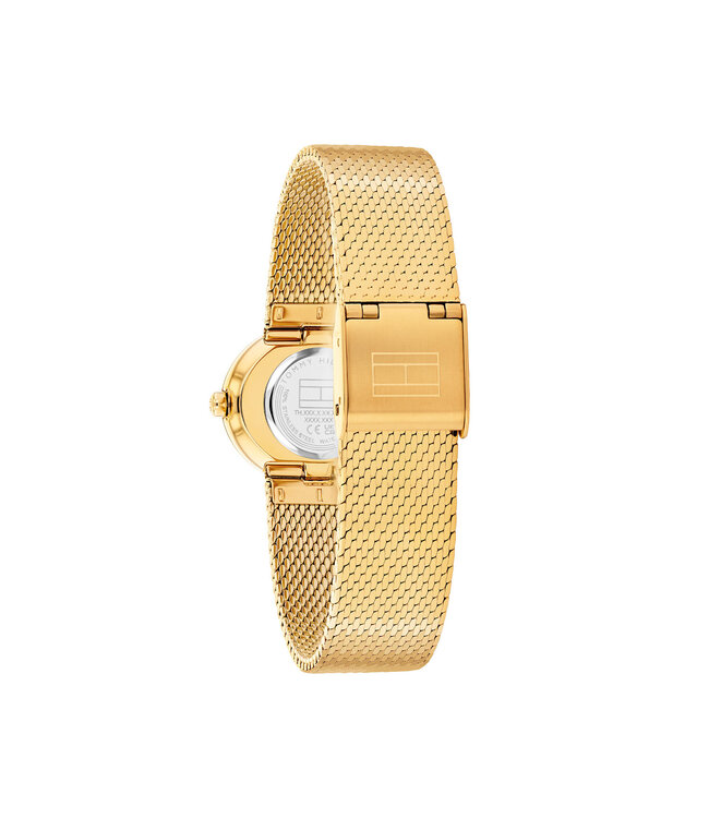 Tommy Hilfiger Moira Dames Mesh Staal Gp 25X22mm