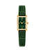 Tommy Hilfiger Madison Dames Leer Grijs Gp 16X22mm
