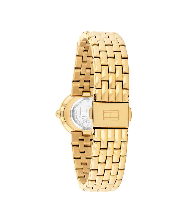 Tommy Hilfiger Moira Dames Staal Gp Bruin 25X22mm