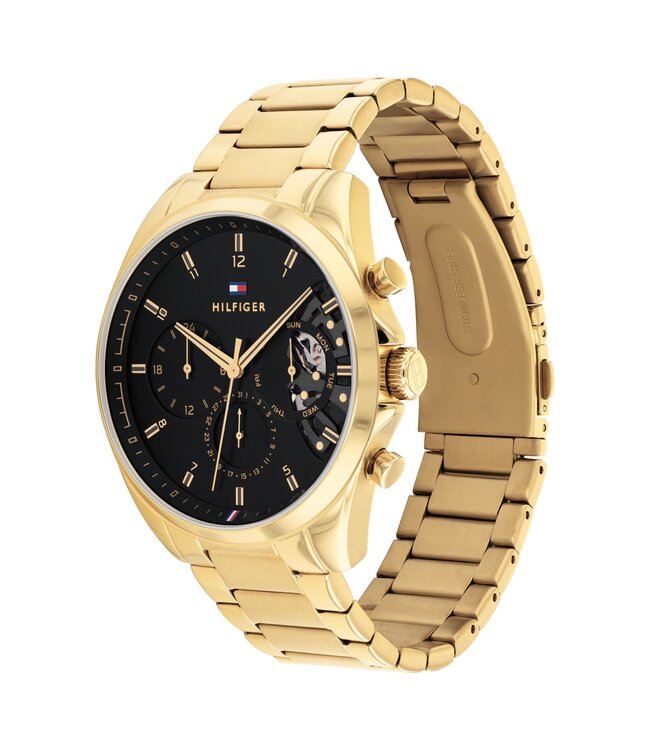 Tommy Hilfiger Baker Heren Staal Dbl Staal Dbl