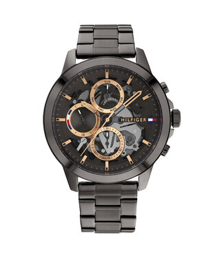 Tommy Hilfiger Henry Heren Staal Gm 44mm