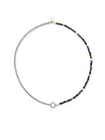 Buddha to Buddha Stacking Ketting Spirit Kraal Zilver Tiger Eye Sodalite