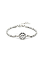 Buddha to Buddha Barbara Mini Compass Bracelet Silver