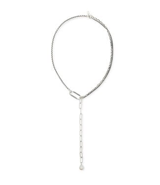 Multi Gliederkette Y-Kette George Silber