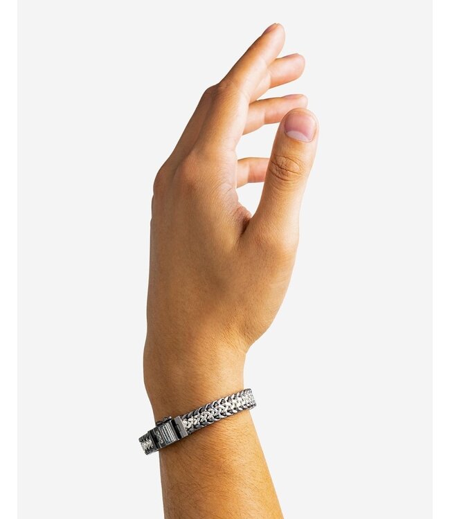 Buddha to Buddha Buddha to Buddha Julius Bracelet Black Ruthenium Duotone Silver