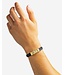 Buddha to Buddha Leder Armband Edwin Small Gold Vergoldet Schwarz