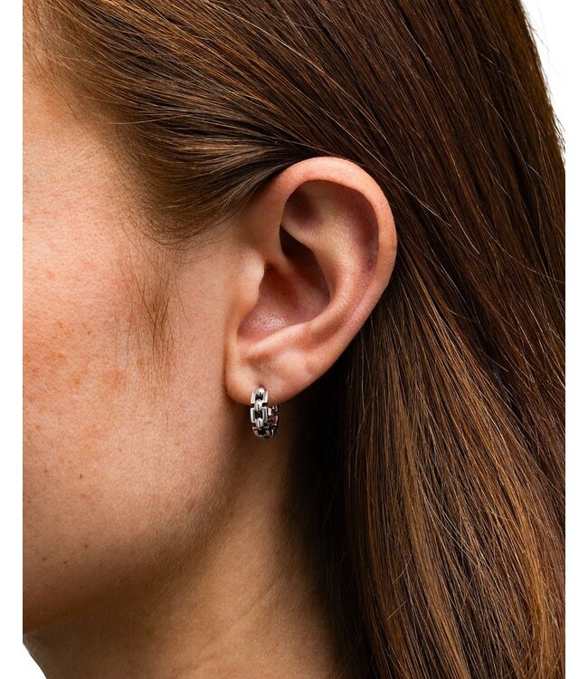 Buddha to Buddha Buddha to Buddha Hoop Batul Zilver Single Piece