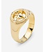 Buddha to Buddha Signet Ring Compass