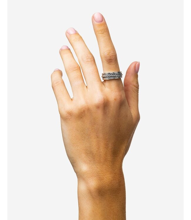 Buddha to Buddha Spinning Ring Nurul XS Silber