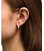 Buddha to Buddha One Dual Hoops Barbara Oorbellen Set Bicolor Zilver Goud