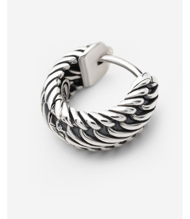 Buddha to Buddha Buddha to Buddha Hoop Edwin Silver Single Piece