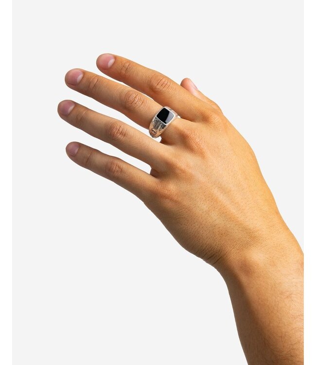 Buddha to Buddha Buddha to Buddha Ring Tangguh Small Silber Onyx