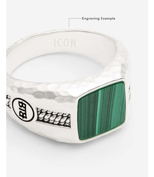 Buddha to Buddha Ring Tangguh Small  Malachite