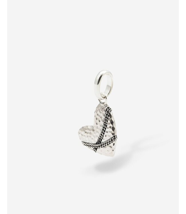 Buddha to Buddha Silver Heart Pendant