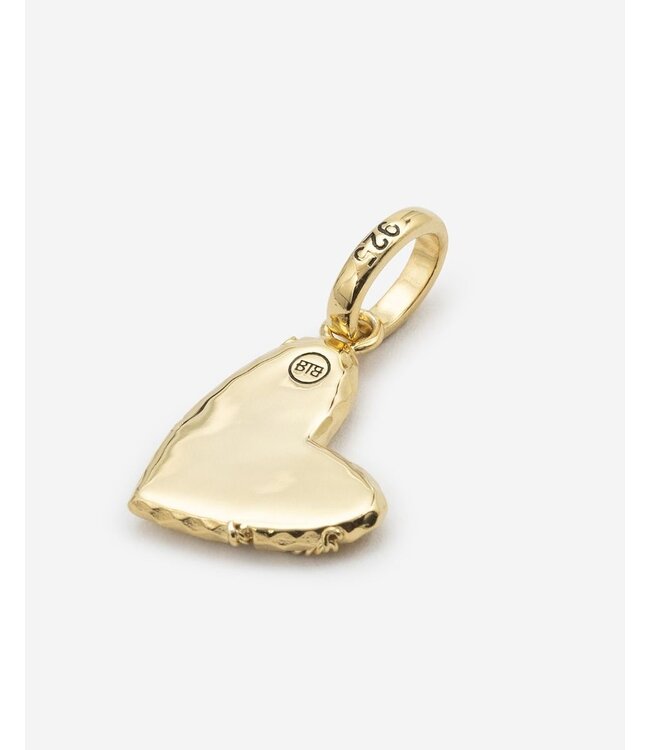 Buddha to Buddha Silver Heart Pendant