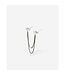 Dubbel Hart Studs Single Piece Zilver | Juwelier De Va