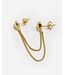 Dubbel Hart Studs Single Piece Zilver | Juwelier De Va