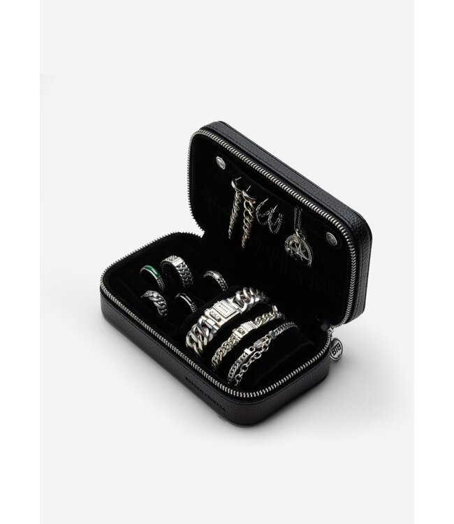 Buddha to Buddha Jewelry Travel Case Black Medium