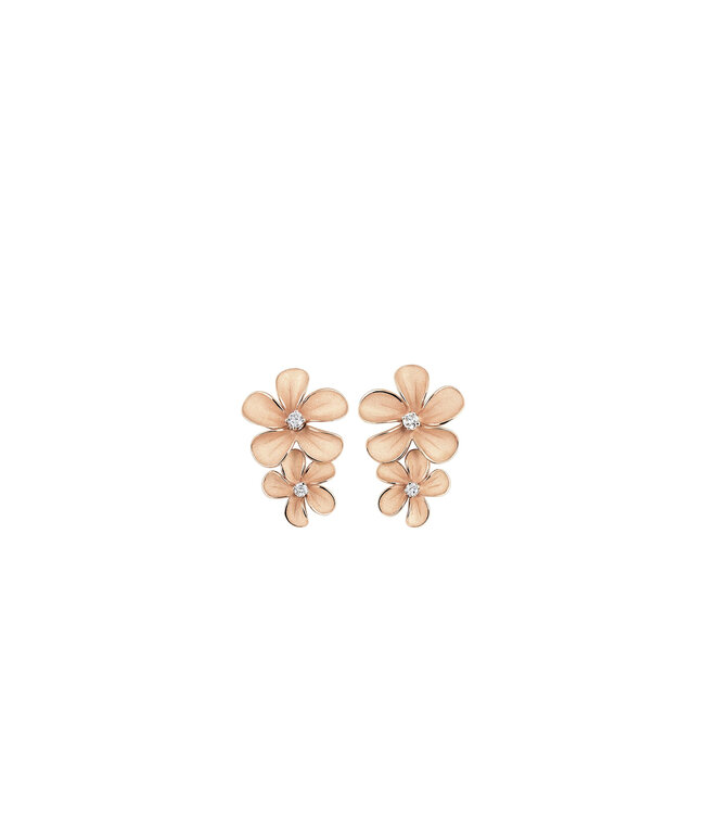 Annamaria Cammilli Earrings Cherry Bloom Pink Champagne dia 0.09 ct