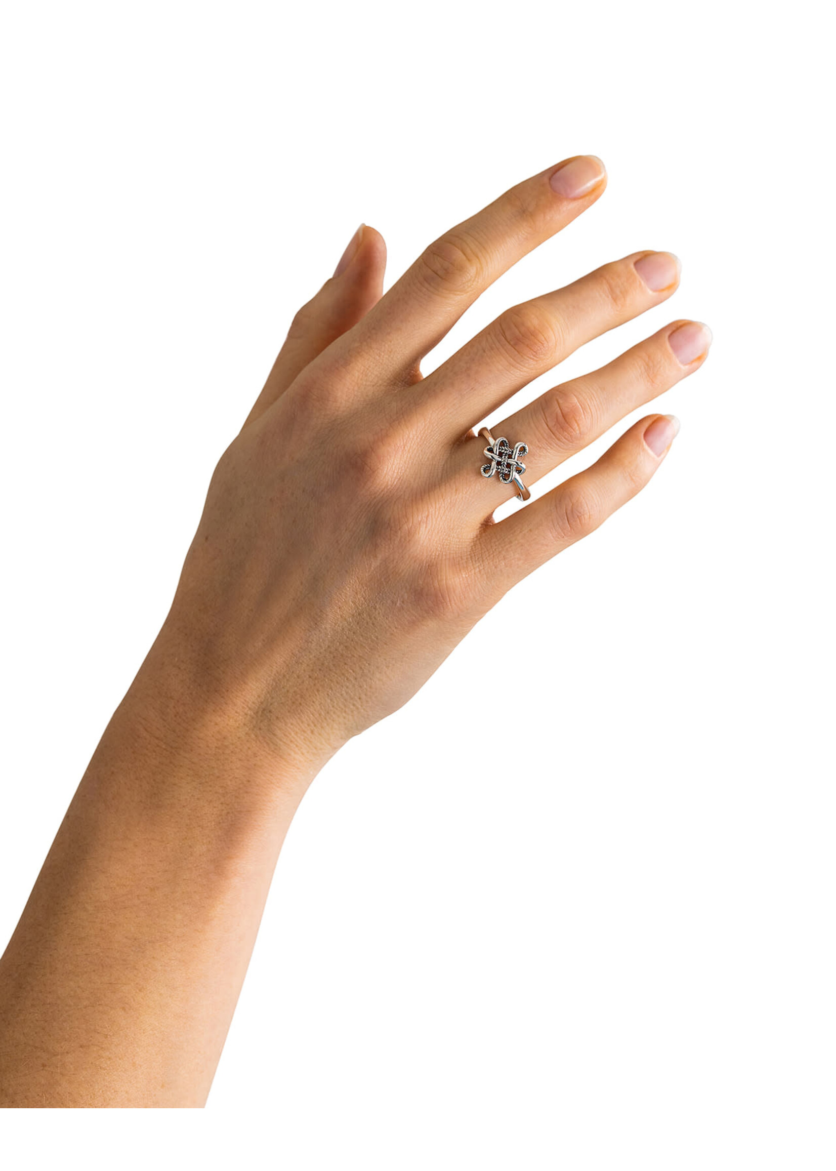 Buddha to Buddha Buddha to Buddha Ring Endless Knot