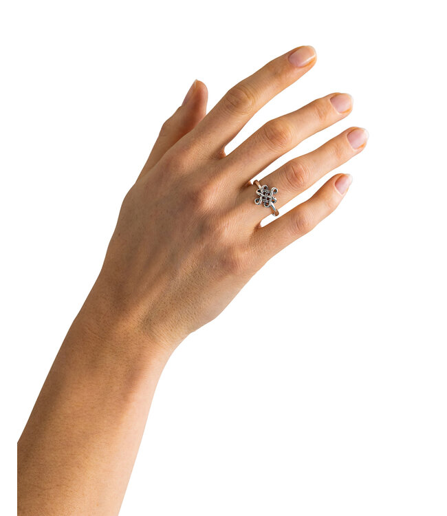 Buddha to Buddha Buddha to Buddha Ring Endless Knot