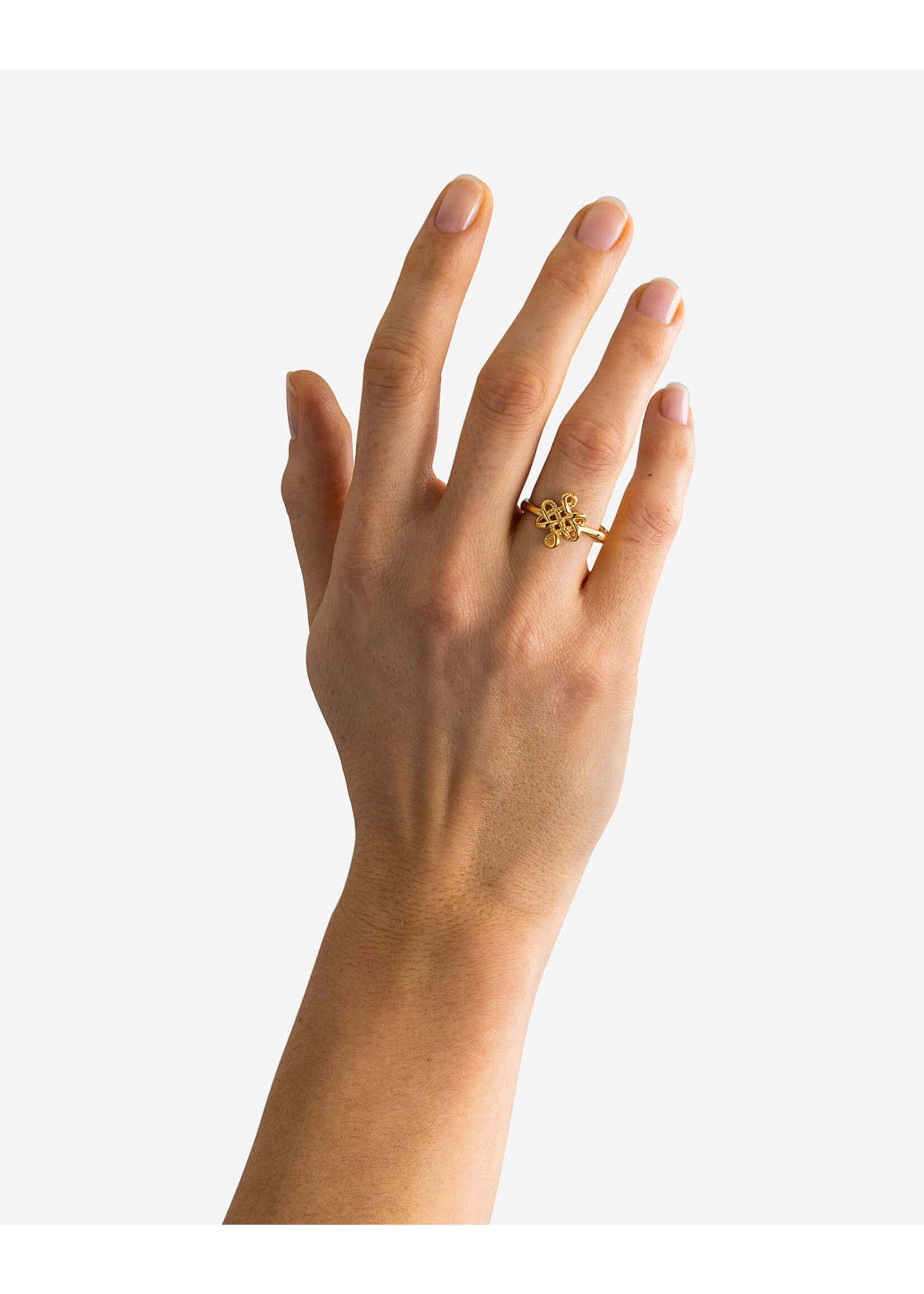 Buddha to Buddha Buddha to Buddha Ring Endless Knot