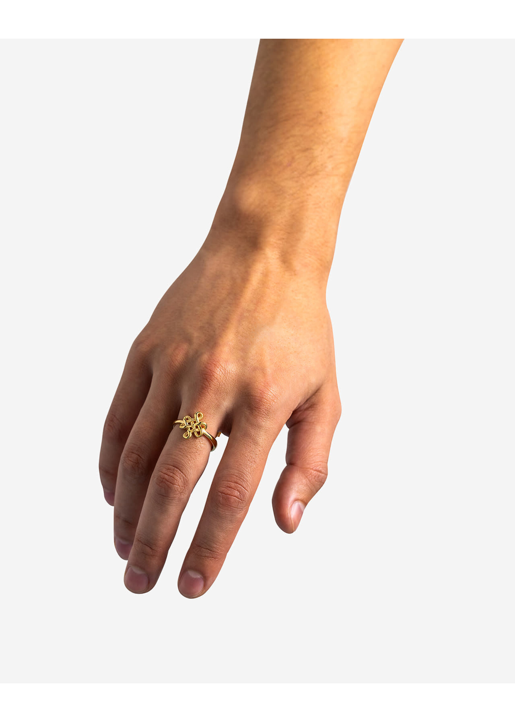 Buddha to Buddha Buddha to Buddha Ring Endless Knot