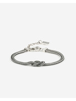 Buddha to Buddha Armband Barbara Mini Geknoopt Zilver
