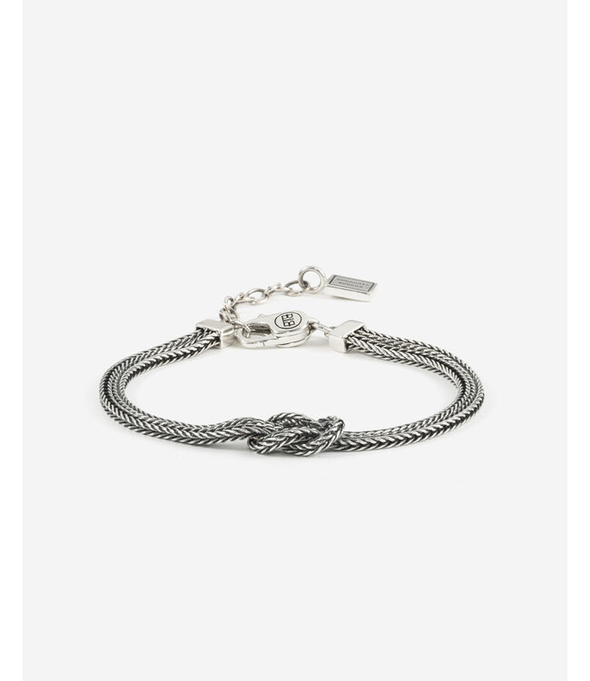 Armband Barbara Mini Geknoopt Zilver