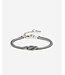 Armband Barbara Mini Geknoopt Zilver
