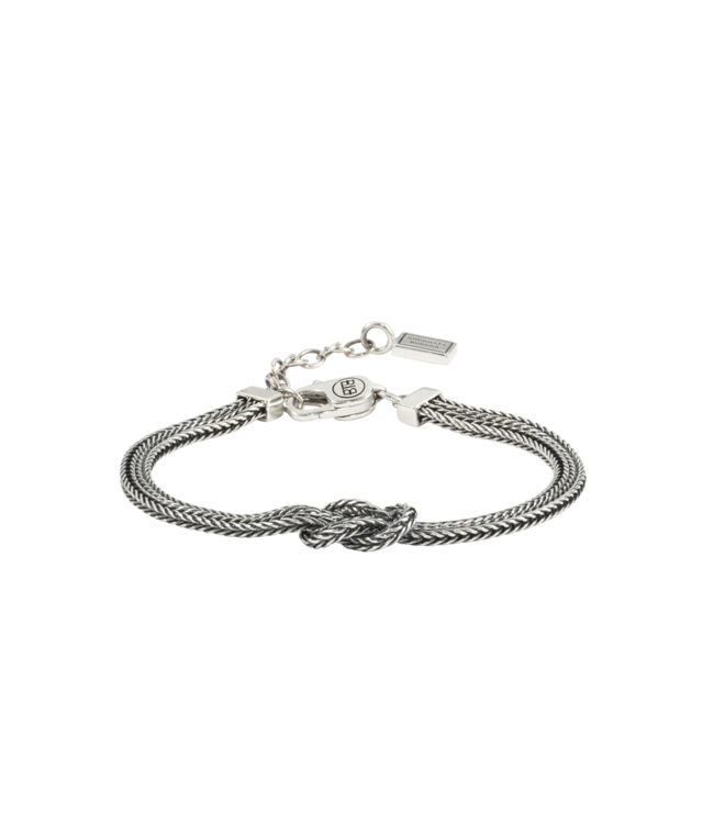 Armband Barbara Mini Geknoopt Zilver
