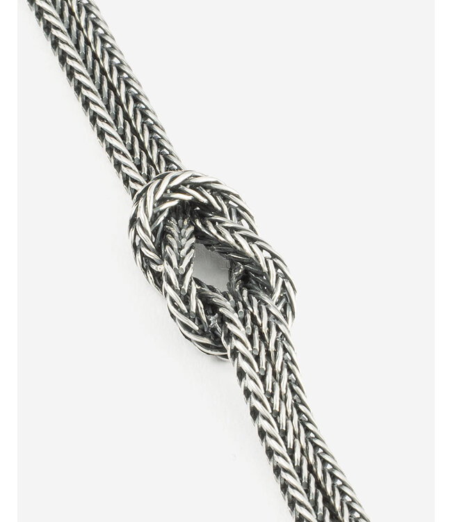 Armband Barbara Mini Geknoopt Zilver