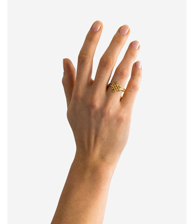 Buddha to Buddha Ring Endless Knot