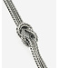 Armband Barbara Mini Geknoopt Zilver
