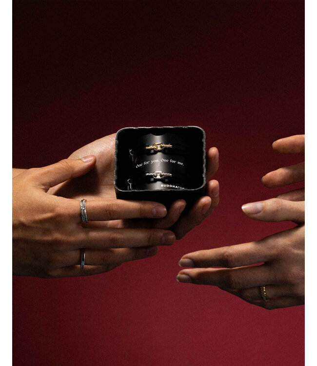 Buddha to Buddha Buddha to Buddha Katja Kordel Armband Set Goldfarben