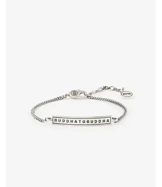 Buddha to Buddha Essential Logo Anklet Silber Small