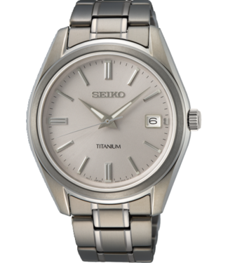 Seiko Men's watch 40.2 mm Zilverkleurig SUR369P1