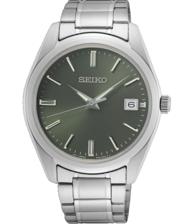 Seiko SUR527P1 6N52 40,2 mm Groen Herenhorloge