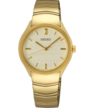 Seiko SUR552P1 Watch Women Gold-tone 30,0mm