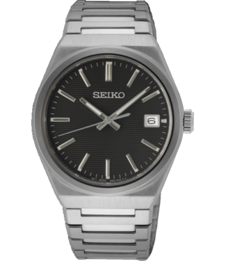 Seiko Herrenuhr 39 mm Schwarz SUR557P1