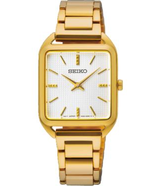 Seiko Damenuhr 26 mm Weiß SWR078P1