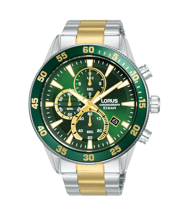 Lorus RM327JX9 Horloge Heren Tweekleurig 45mm