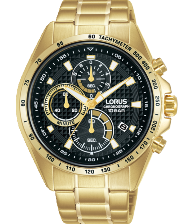 Lorus RM358HX9 Uhr Herren goldfarben 44mm