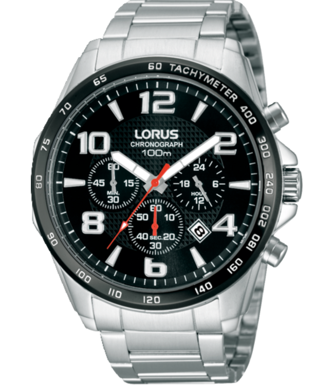 Lorus Herenhorloge 44 mm Zilverkleurig Chronograaf RT351CX9 | Juwelier