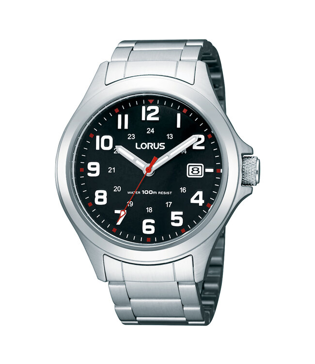 Lorus RXH01IX5 Uhr Herren silberfarben 42mm