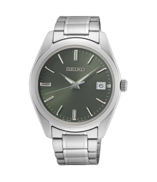 Seiko SUR527P1 6N52 40,2 mm Groen Herenhorloge