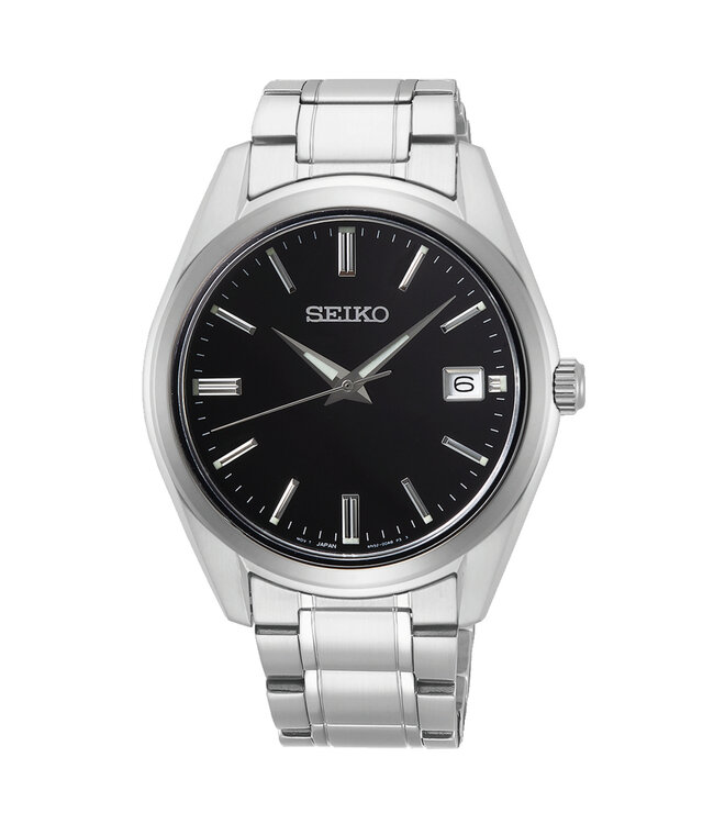Seiko Herrenuhr 40,2 mm Schwarz SUR311P1