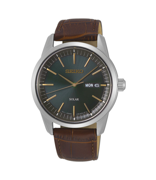 Seiko SNE529P1 V158 40 mm Grijs Herenhorloge
