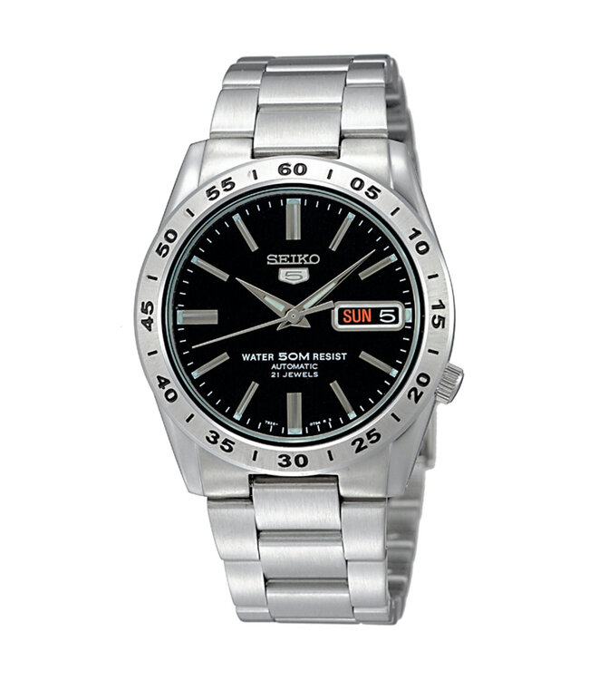 Seiko 5 SNKE01K1 - 37 mm Schwarz